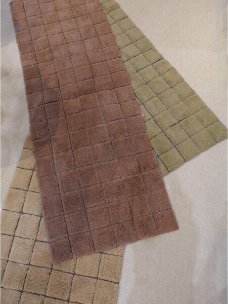 Beżowy wełniany dywan tkany ręcznie 230x300 cm Mosaic Sandstone – Lorena Canals