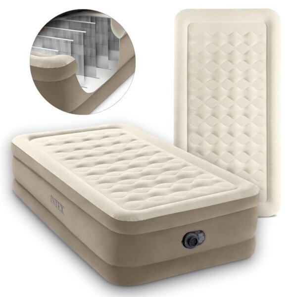 Materac dmuchany jednoosobowy INTEX 64426ND kolor beÅ¼owy