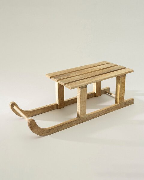 Dekoracyjne sanki Luge I 60x20x19 cm