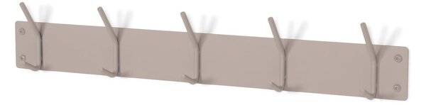 Szarobrązowy metalowy wieszak ścienny 70 cm Fusion – Spinder Design