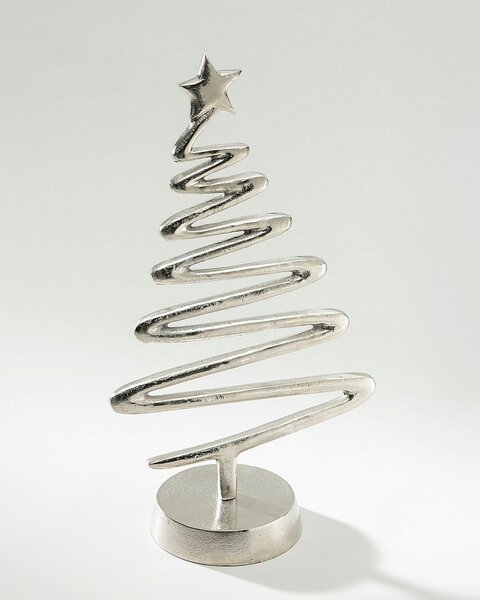 Dekoracja stojąca Silver Tree I 17x11x31 cm