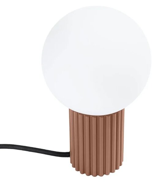Beżowa lampka nocna ryflowana K0-G25