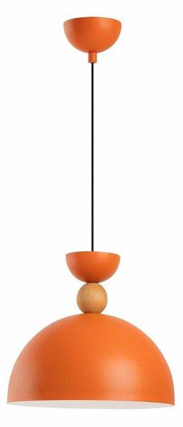 Lampa wisząca Kure Opviq, możliwość ściemniania, żółty / pomarańczowy, salon / jadalnia, metal
