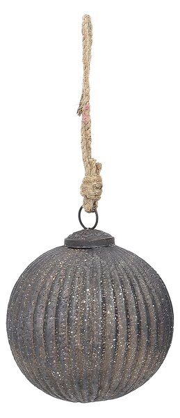 Bombka szklana Rustic Black 10 cm
