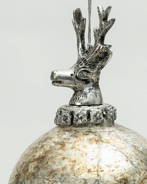 Bombka szklana Royal Deer 10x10x16 cm