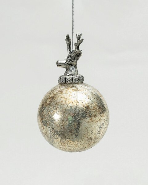 Bombka szklana Royal Deer 10x10x16 cm