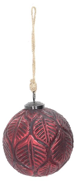 Bombka szklana Rustic Leaf II 12 cm