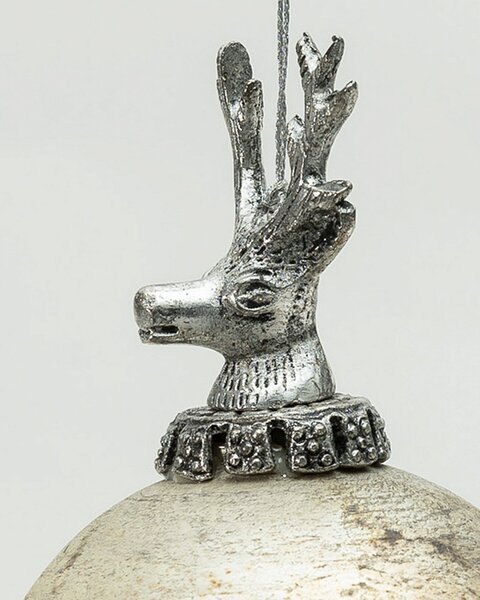 Bombka szklana Royal Deer Matte 10x10x16 cm