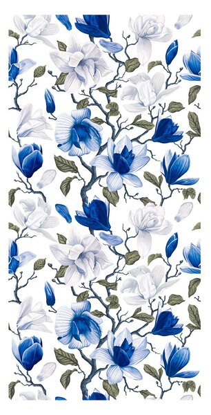 Tapeta - Niebieskie magnolie