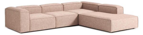 Sofa modułowa XL z mieszanki lnu Lennon