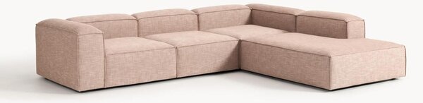 Sofa modułowa XL z mieszanki lnu Lennon