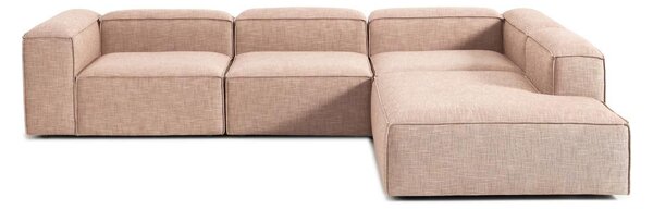 Sofa modułowa XL z mieszanki lnu Lennon