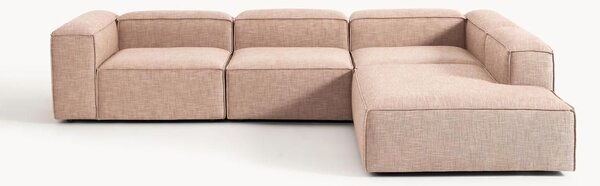 Sofa modułowa XL z mieszanki lnu Lennon