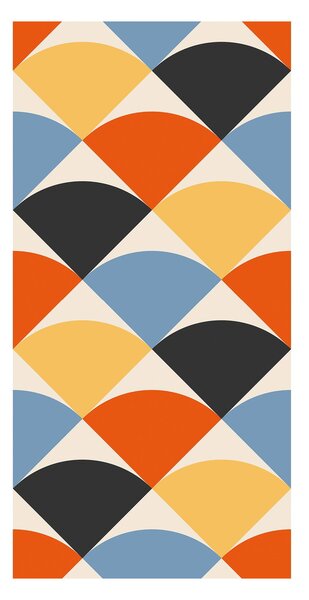 Tapeta - Kolorowa geometryczna abstrakcja III