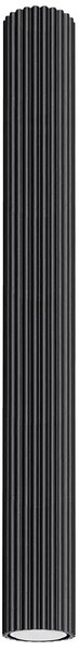 Czarny nowoczesny splot sufitowy 60cm - P9-D01