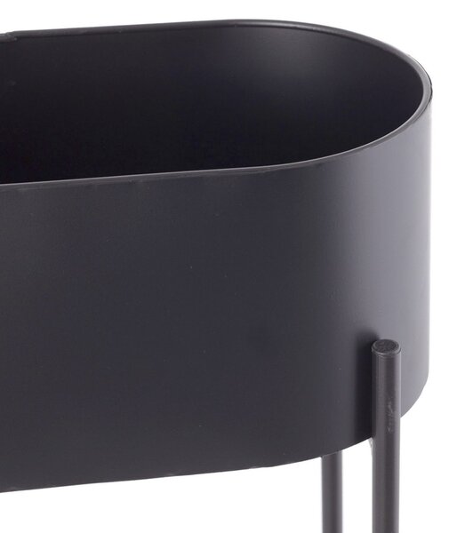 Kwietnik Valery Duo 40x19x45cm black