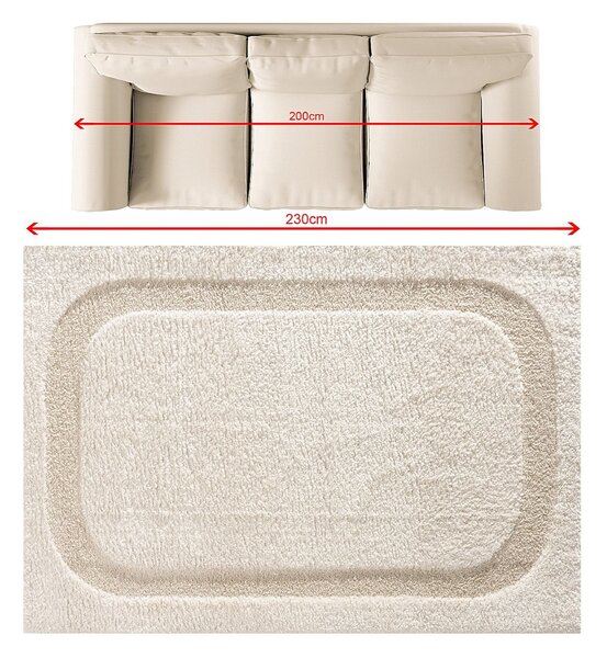 Dywan Halo cream 160x230 cm