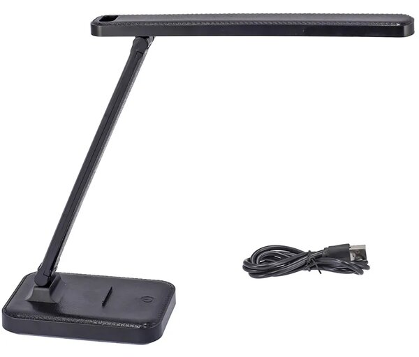 Czarna lampka z uchwytem na telefon LED - 4X M003 E3-Z56