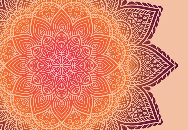 Fototapeta - Jasna mandala (196x136 cm)