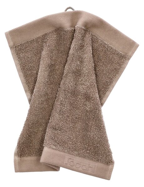 Brązowy bawełniany ręcznik frotte 30x30 cm Comfort – Södahl