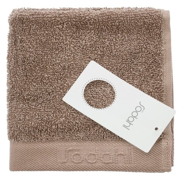 Brązowy bawełniany ręcznik frotte 30x30 cm Comfort – Södahl