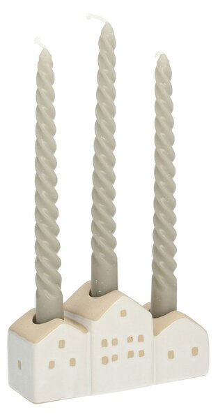 Świecznik Hauses 13x5x7cm white