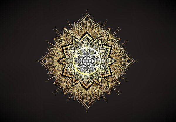 Fototapeta - Mandala bogactwa (196x136 cm)