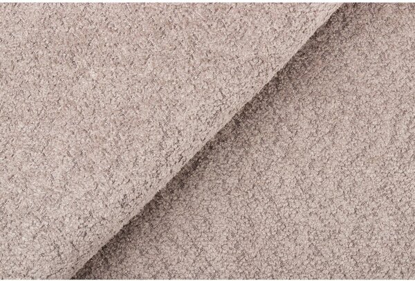 Jasnobrązowy narożnik z materiału bouclé (lewostronny) Roxy – Scandic