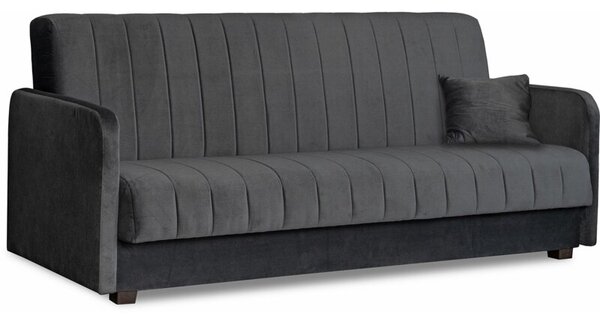 Wersalka Sofa Kanapa RozkÅadana Z FunkcjÄ Spania Dwuosobowa Szara PORTO