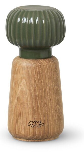 Zielono-naturalny młynek do soli i pieprzu z litego drewna Hammershøi – Kähler Design