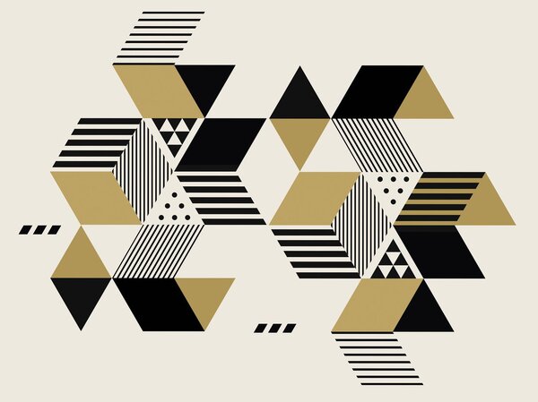 Fototapeta - Abstrakcyjne kostki (196x136 cm)