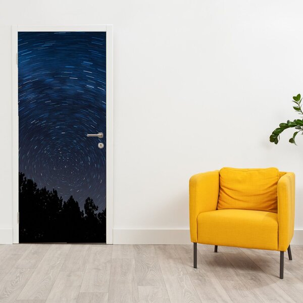 Fototapeta na drzwi - Nocne niebo (95x205cm)