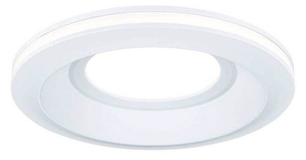 Paulmann Oprawa wpuszczana LED Sormus, biała, średnica 10 cm, IP65, zestaw 3 Sormus, biały / opal, łazienka, tworzywo sztuczne, nowoczesny