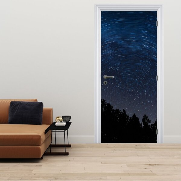 Fototapeta na drzwi - Nocne niebo (95x205cm)