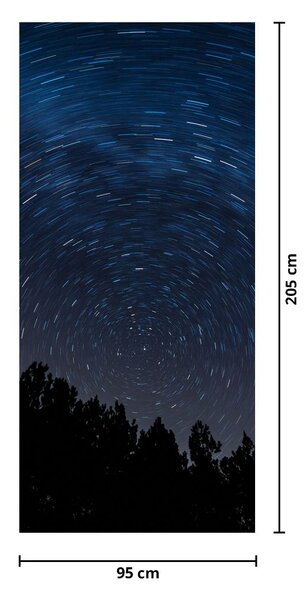 Fototapeta na drzwi - Nocne niebo (95x205cm)