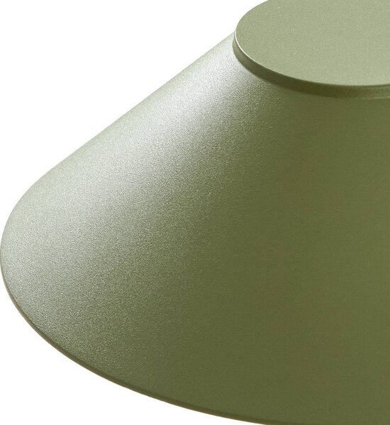Lampa z grotem ziemnym LED Lindby Capelo, jasnozielona, 78 cm, IP65 Capelo, zielony, aluminium, nowoczesny