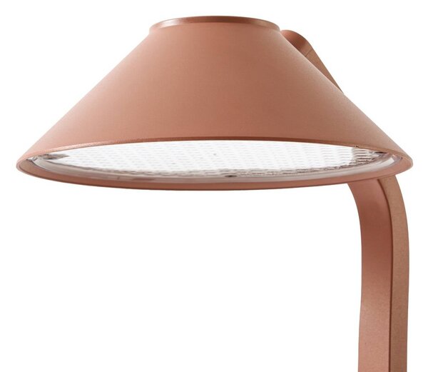Lampa z grotem ziemnym LED Lindby Capelo, kolor gliniany, 78 cm, IP65 Capelo, terracotta, aluminium, nowoczesny