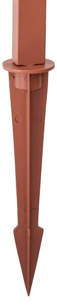 Lampa z grotem ziemnym LED Lindby Capelo, kolor gliniany, 78 cm, IP65 Capelo, terracotta, aluminium, nowoczesny