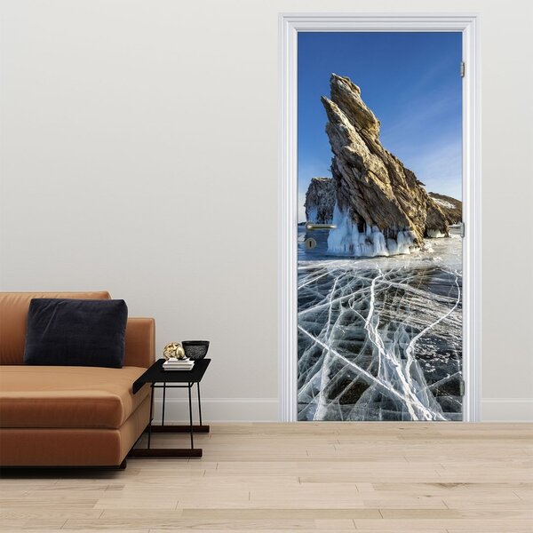 Fototapeta na drzwi - Lodowa skała (95x205cm)