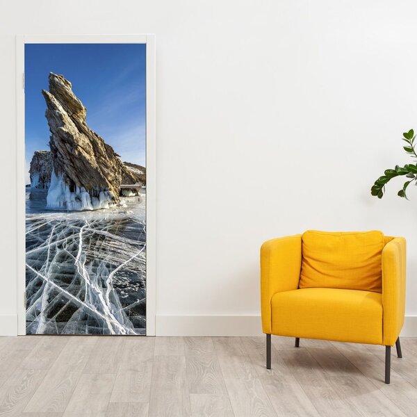 Fototapeta na drzwi - Lodowa skała (95x205cm)