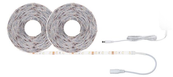 Paulmann Zestaw taśm LED SimpLED, 22 W, 3000 K, 10 m, powlekany SimpLED, biały / opal, salon / jadalnia, tworzywo sztuczne, nowoczesny