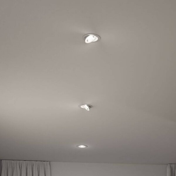 Paulmann Zestaw 3 opraw wpuszczanych LED Aumus White Select CCT, białe Aumus, możliwość ściemniania, biały / opal, salon / jadalnia, aluminium, nowoczesny