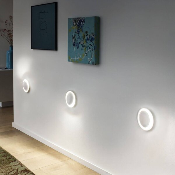 Paulmann Oprawa wpuszczana ścienna LED Neordic Decorativ, biała, okrągła Decorativ, biały / opal, przedpokój, tworzywo sztuczne, nowoczesny