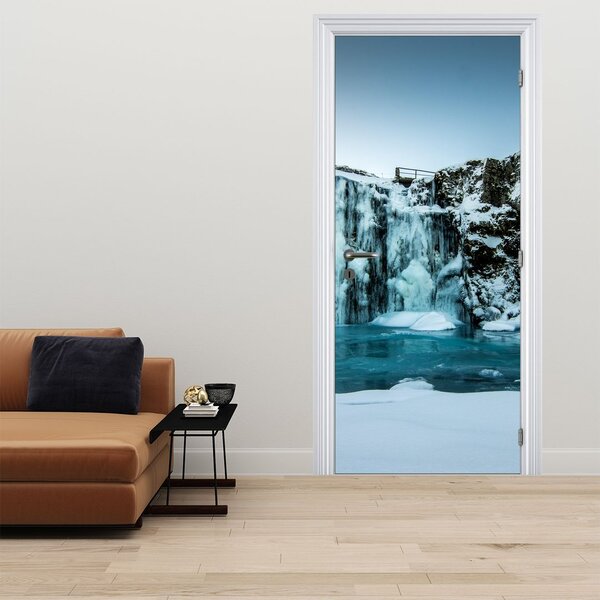 Fototapeta na drzwi - Góry lodowe (95x205cm)