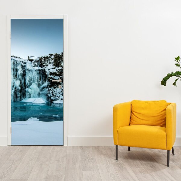 Fototapeta na drzwi - Góry lodowe (95x205cm)