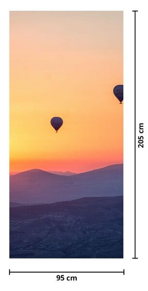 Fototapeta na drzwi - Balony na ogrzane powietrze (95x205cm)