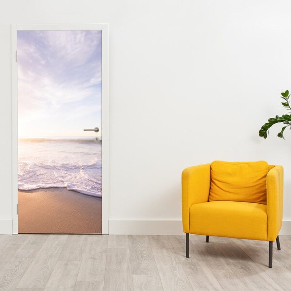Fototapeta na drzwi - Piaszczysta plaża (95x205cm)