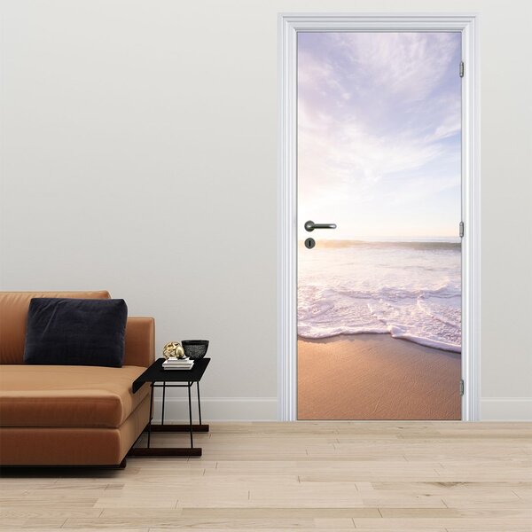 Fototapeta na drzwi - Piaszczysta plaża (95x205cm)