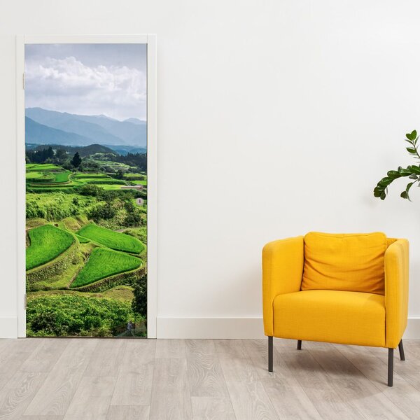 Fototapeta na drzwi - Pola ryżowe (95x205cm)