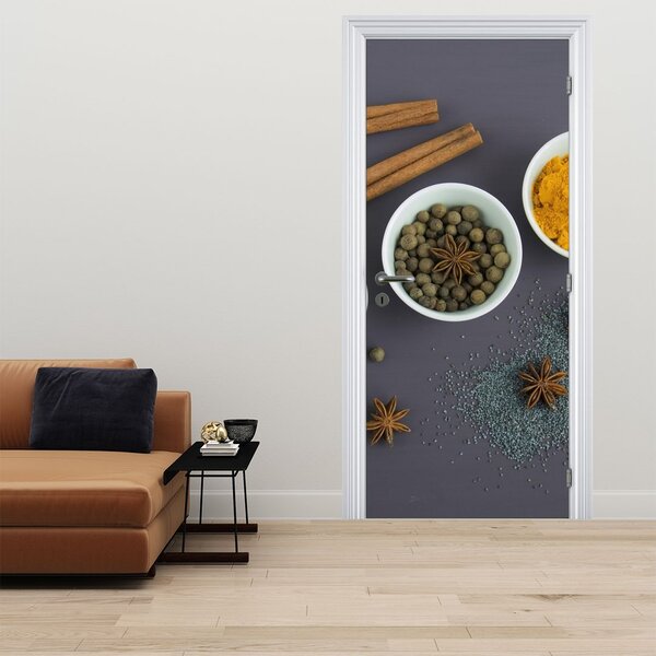 Fototapeta na drzwi - Przyprawy (95x205cm)